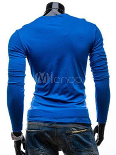 mens royal blue t shirt