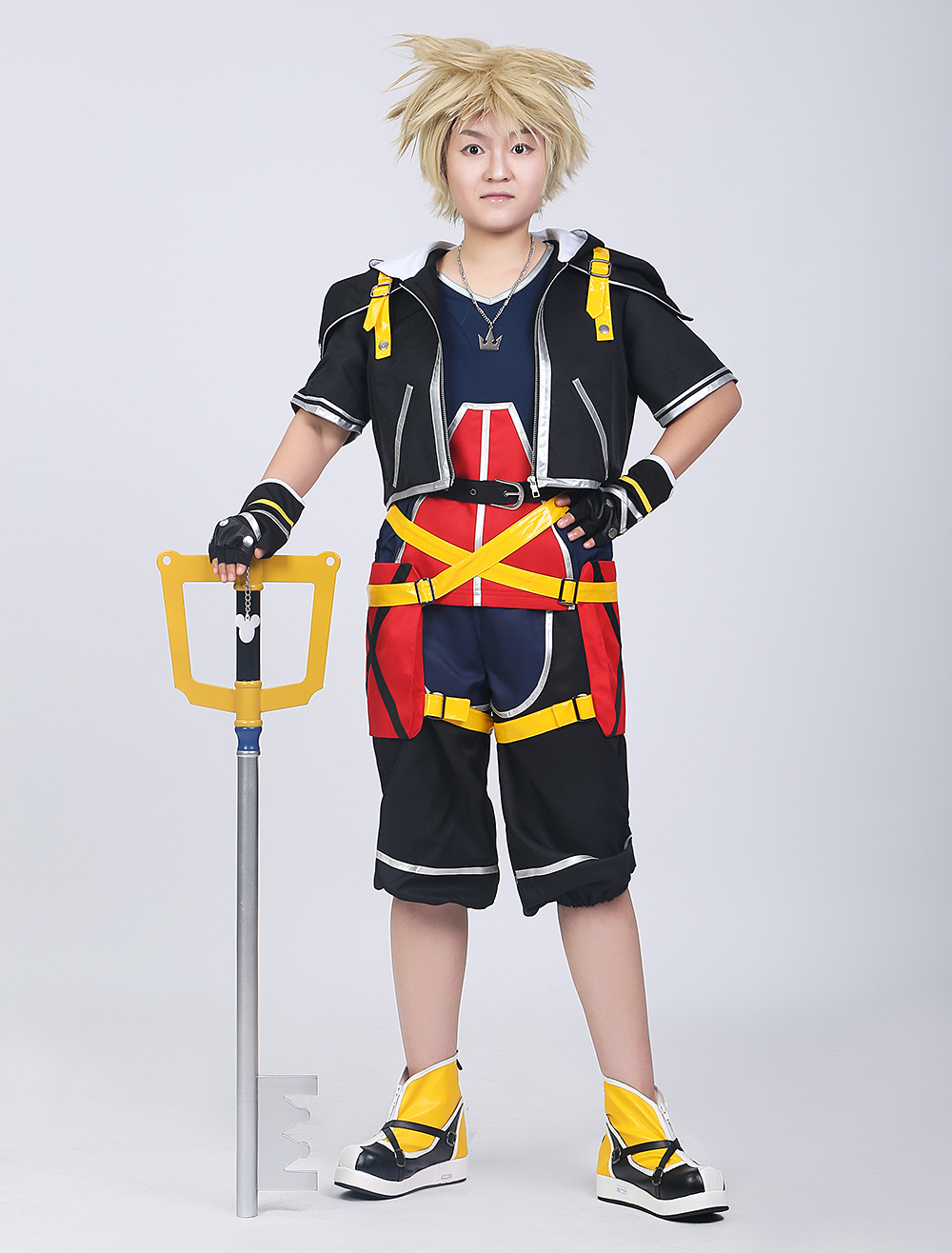 Kingdom Hearts Sora 1th cosplay Polyester Cosplay Costume Halloween ...
