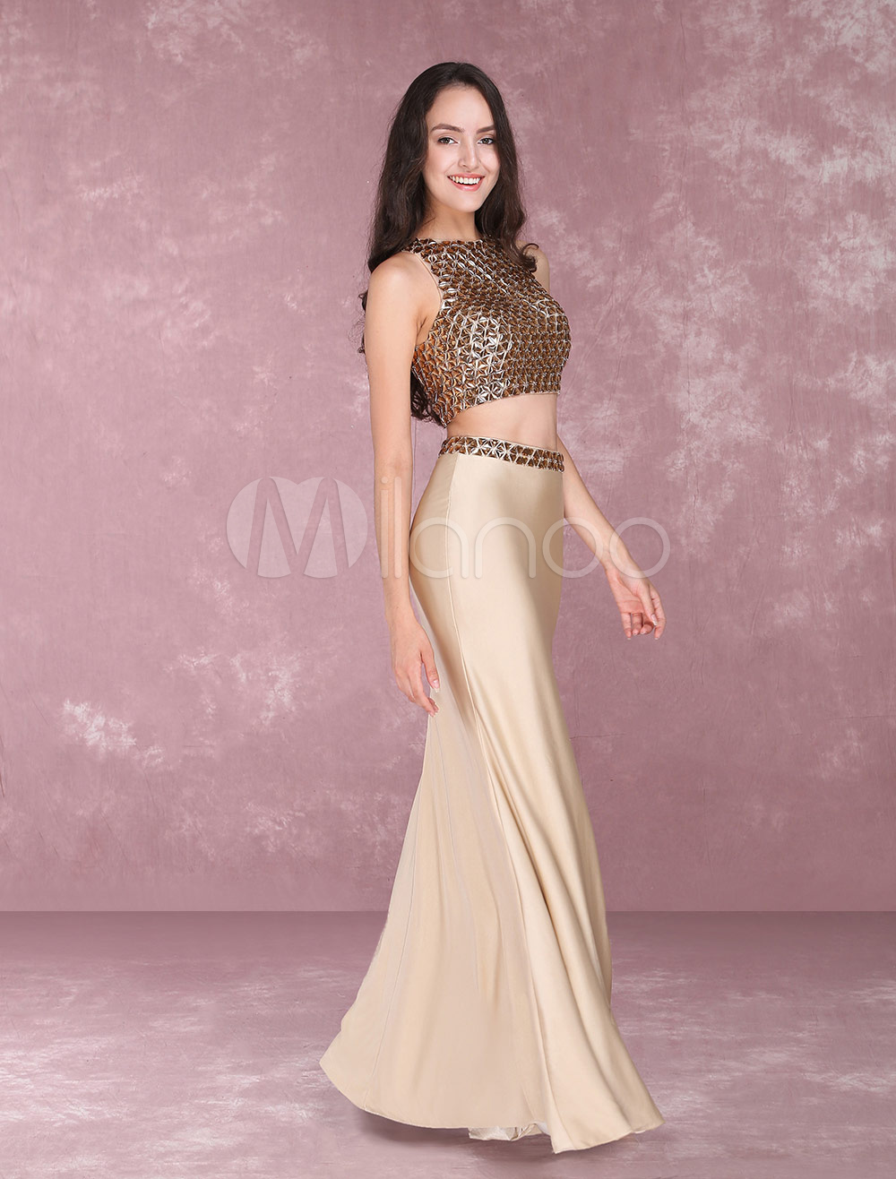 2 piece occasion dress