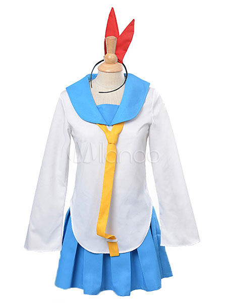 Details about   Nisekoi False Love Chitoge Kirisaki Cosplay Costume Sailor Suit School Uniform