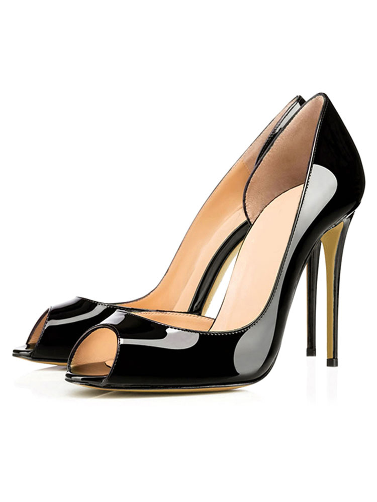 Chaussures Chaussures femme | Talon haut escarpins femme bout ouvert - FT65403