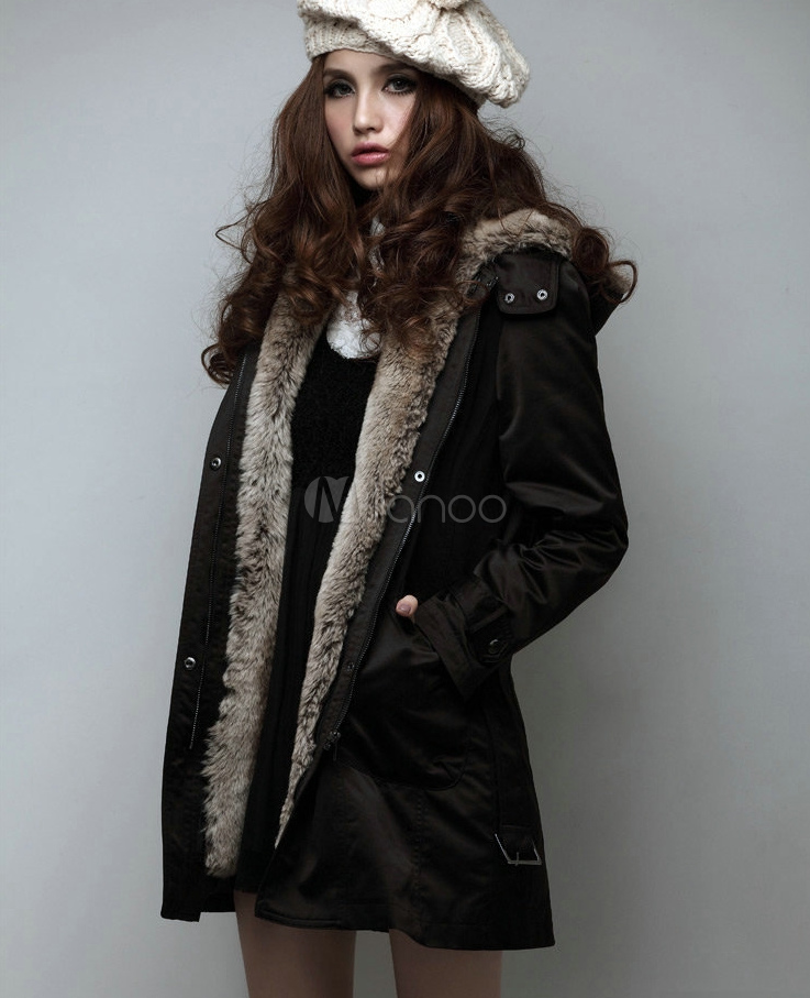 casaco feminino forrado com capuz