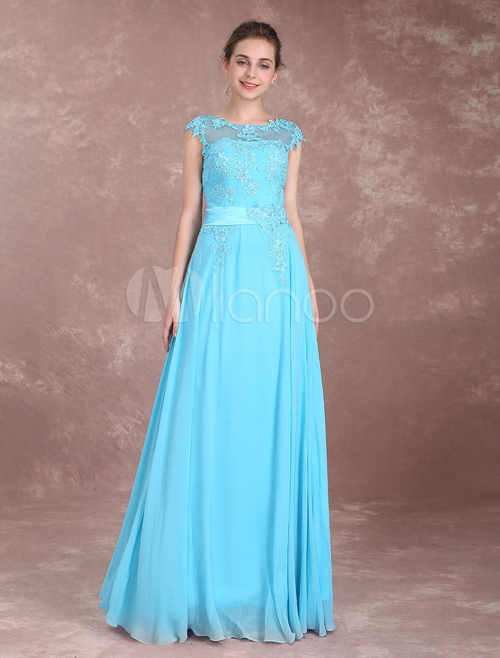 vestido longo sem renda