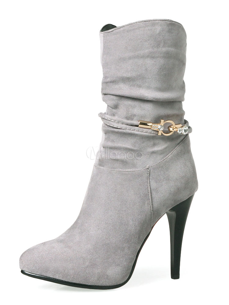 hunter green heel boots