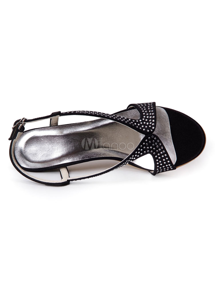 ESPADRILLES WEDGES PLATFORM - Ankle strap espadrille low wedges with platform - taupe canvas 