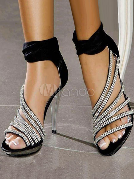 Aperto Bassolt;1 Sera A Tacco Nere Sandali Da Scarpe 5cm10cm shCtrQdx