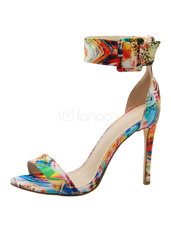 talons imprimé fleuri