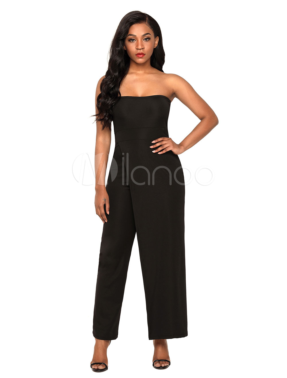 strapless summer jumpsuit