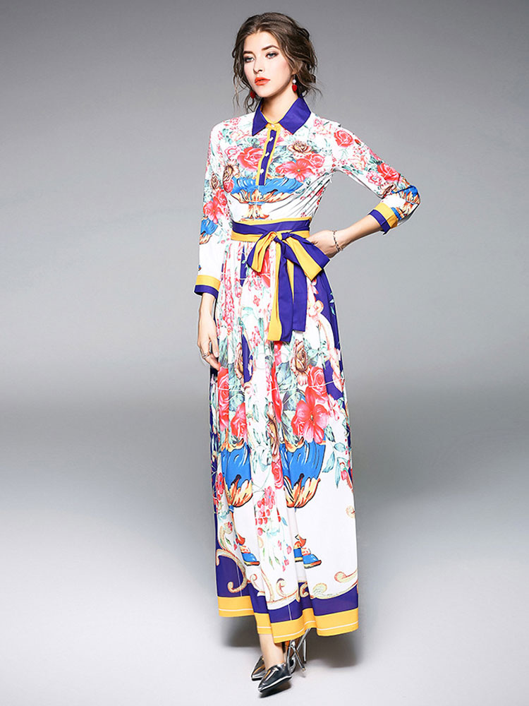 quarter sleeve shirt dress