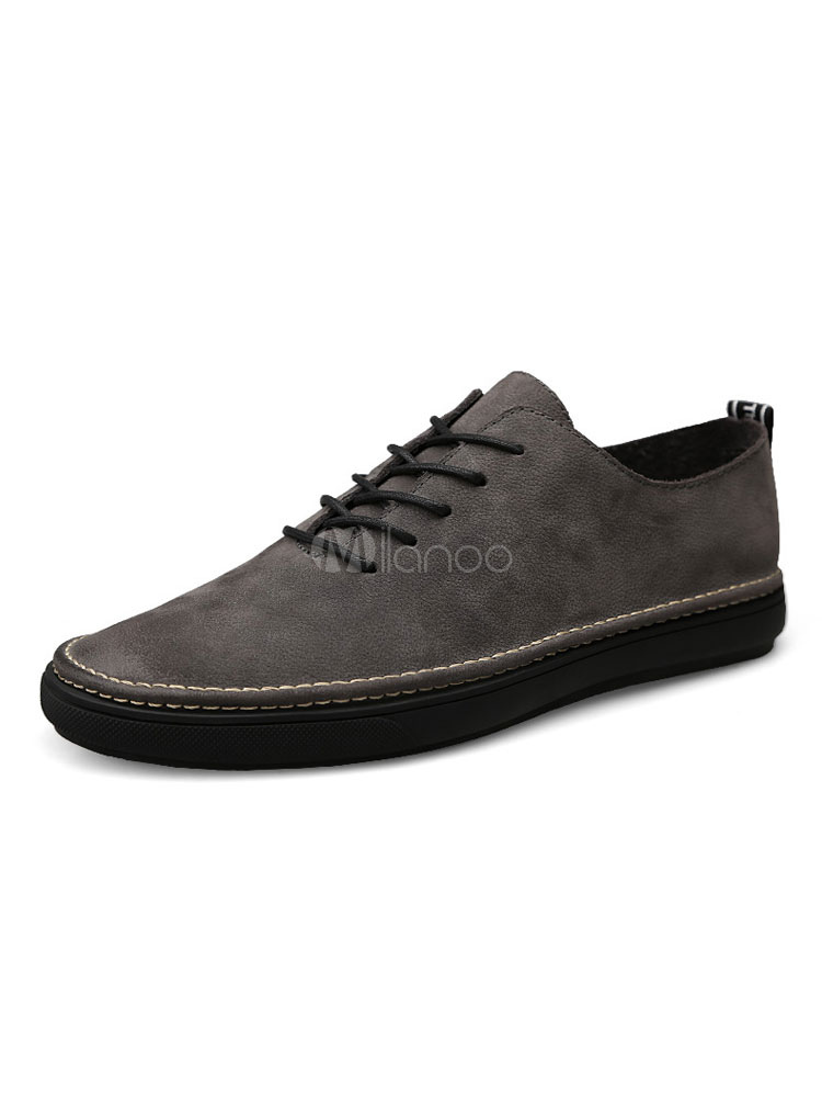 gray casual shoes