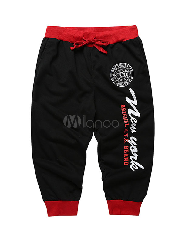 mens black jogger shorts