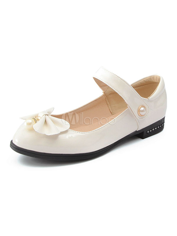 white women's flats shoes