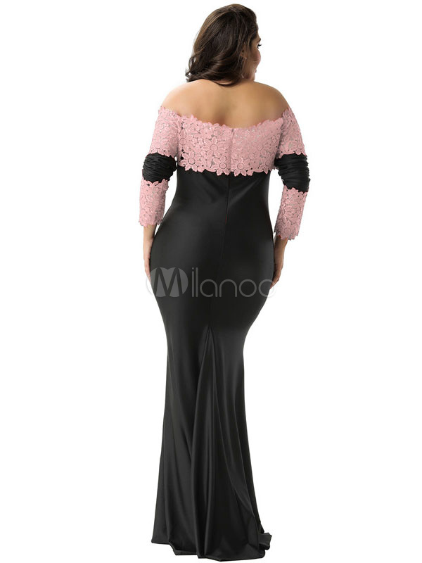 long bardot evening dress