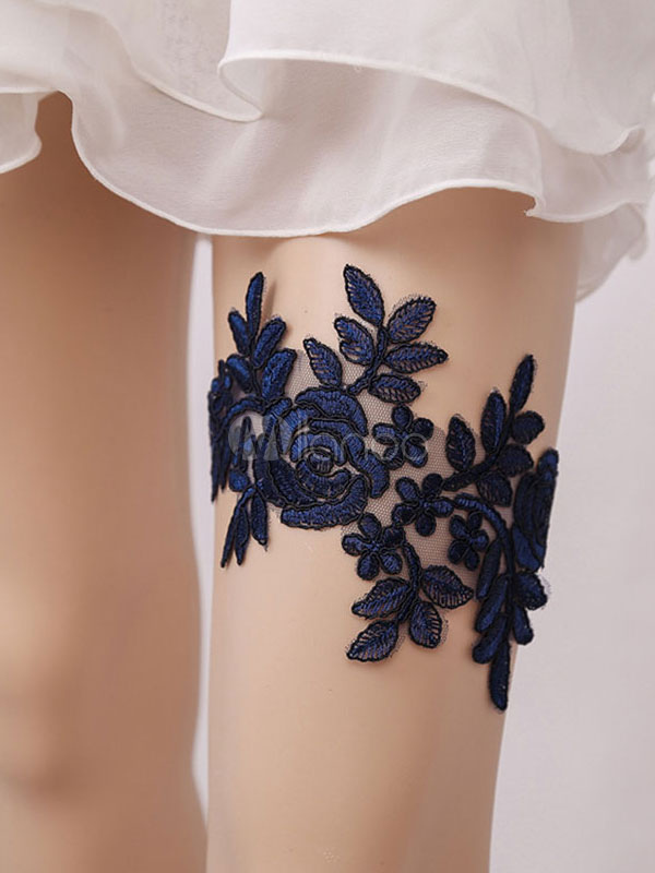 Lace Bridal Garter Blue Wedding Women Sexy Lingerie Accessories ...