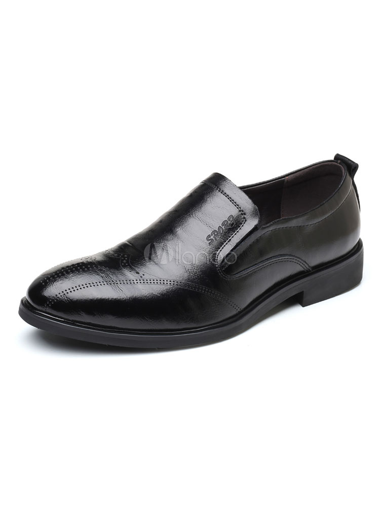 brown party shoes for men