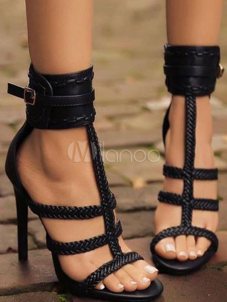 gladiator ankle strap sandals