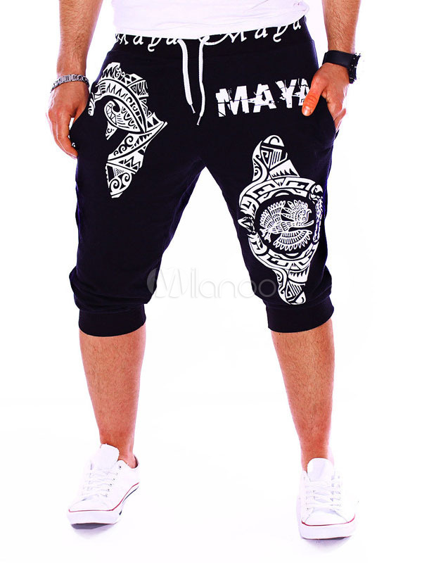 tapered sweat shorts