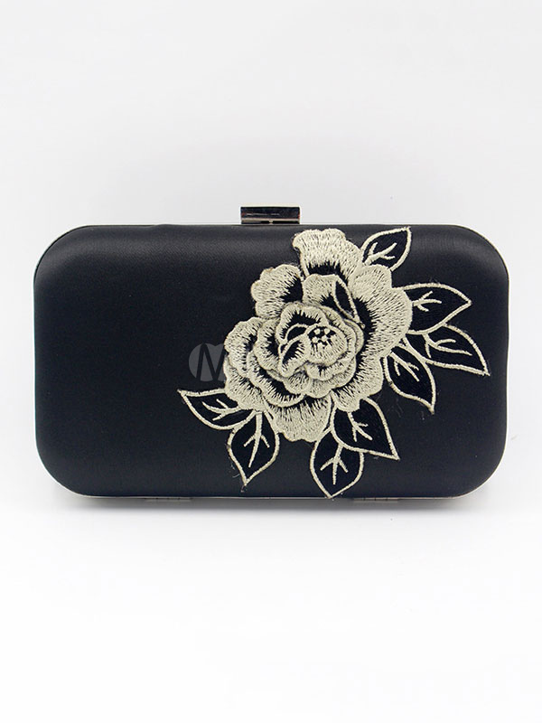 black wedding purse