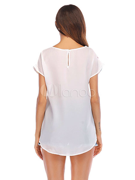 Haut Windsor En Soie Et Viscose - Taille 38, Gris Clair - Occasion Très Bon État, Style Tunique