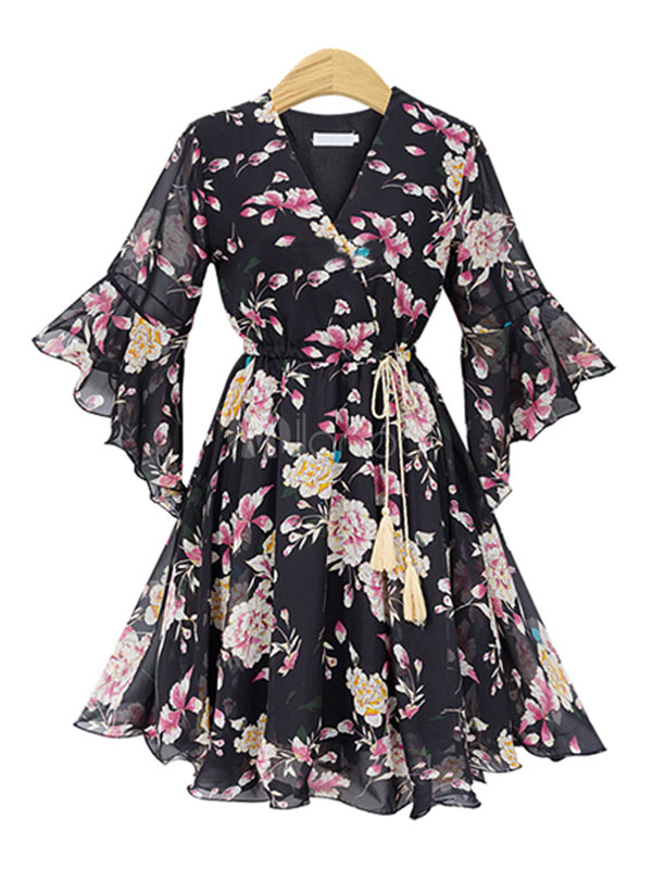 Kelly™ - Sommerkleid mit V-Ausschnitt