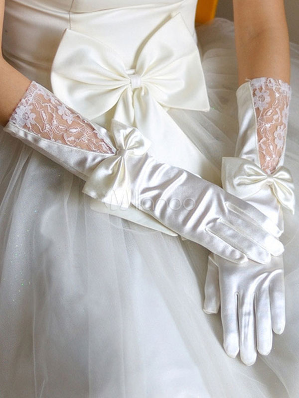long wedding gloves
