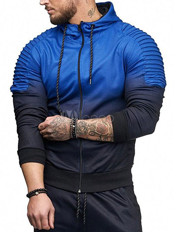 slim fit athletic moletom com capuz