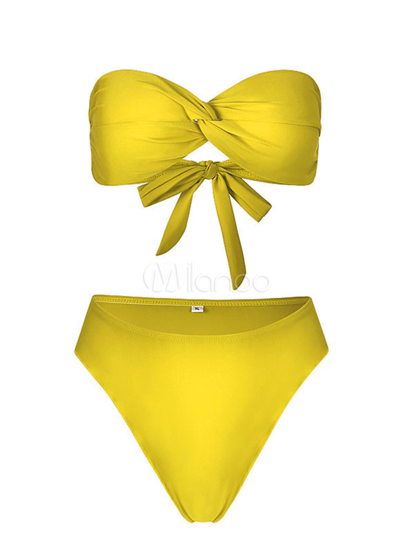 Bikini 2 Pièces Femme Bandeau - Imprimé Nuancé, Neuf Avec étiquettes, Fabriqué En Chine