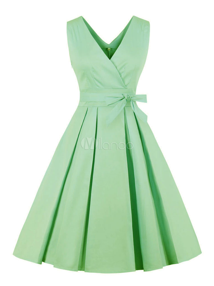 mint green vintage dress