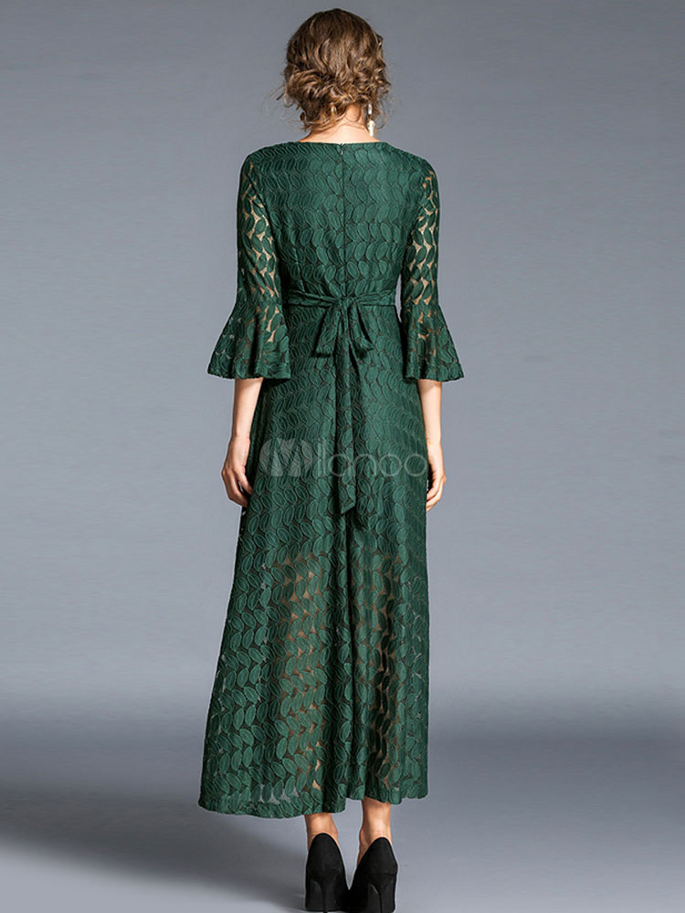 Milana® | Women V-Neck Lace Maxi Dress main image 0