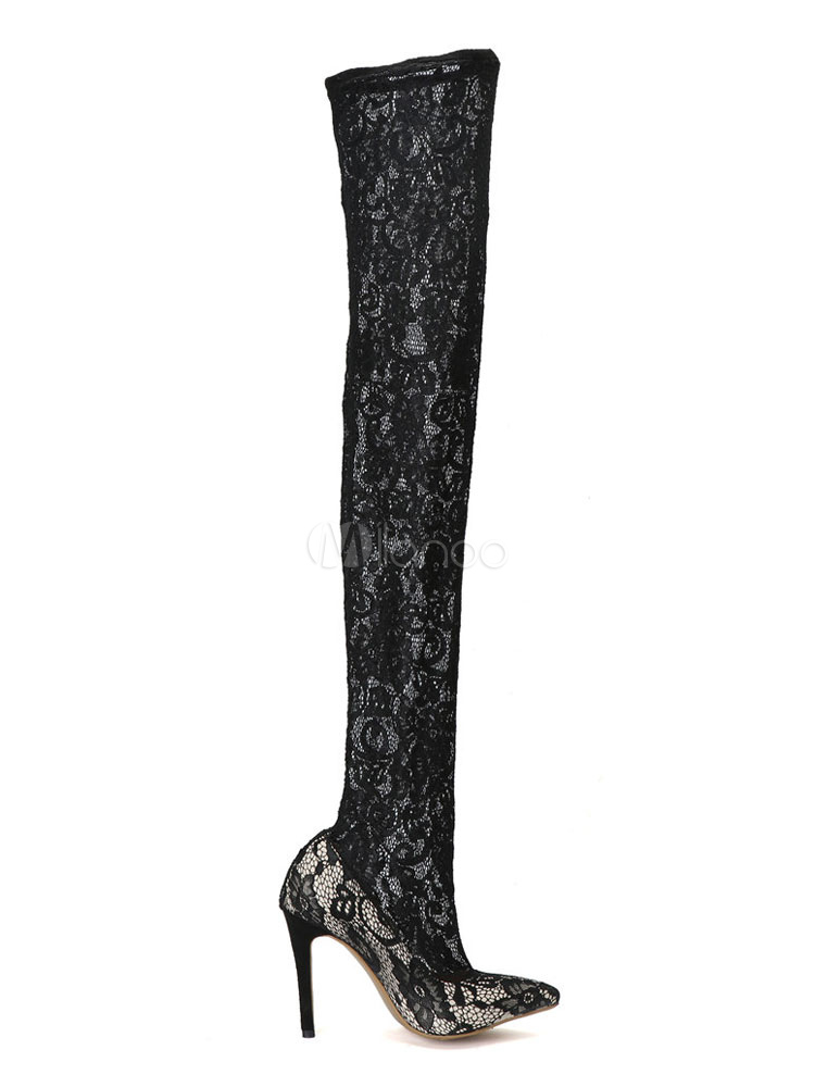 bottes mi mollet talon