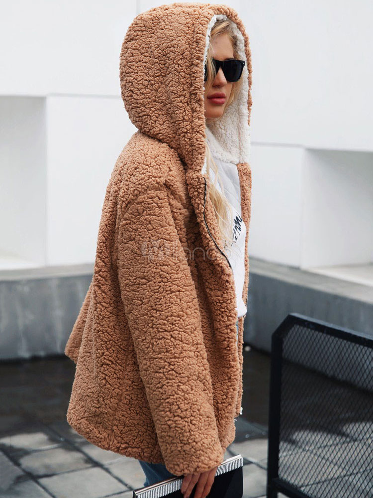 teddy bear jacket with hoodie