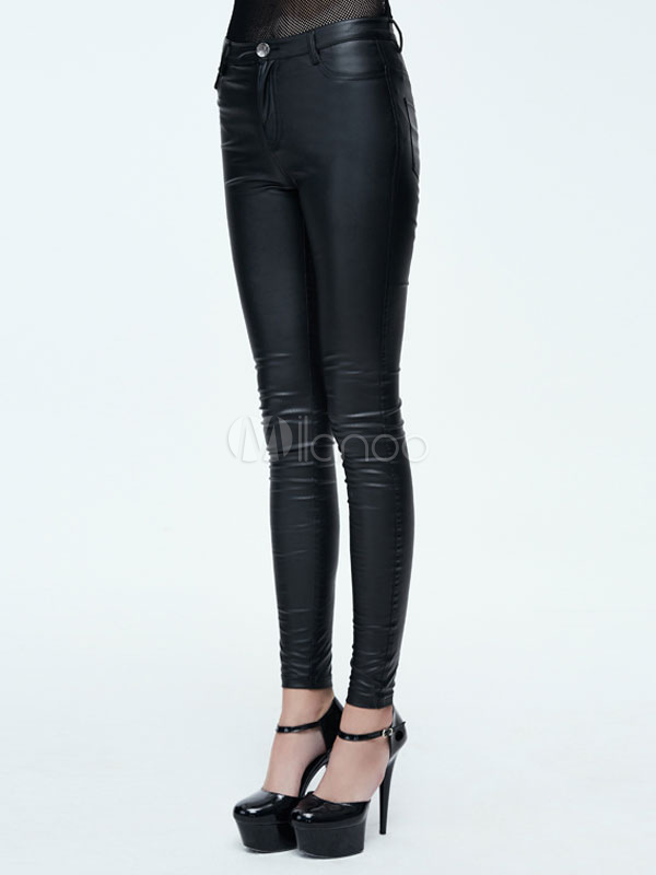 Costumes Costumes | Women Leggings Gothic Halloween Costume Black Skinny Pants Bottoms - OH56942