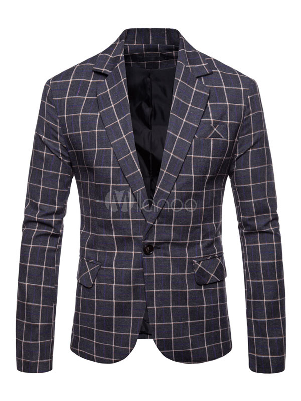 blazer checks pattern