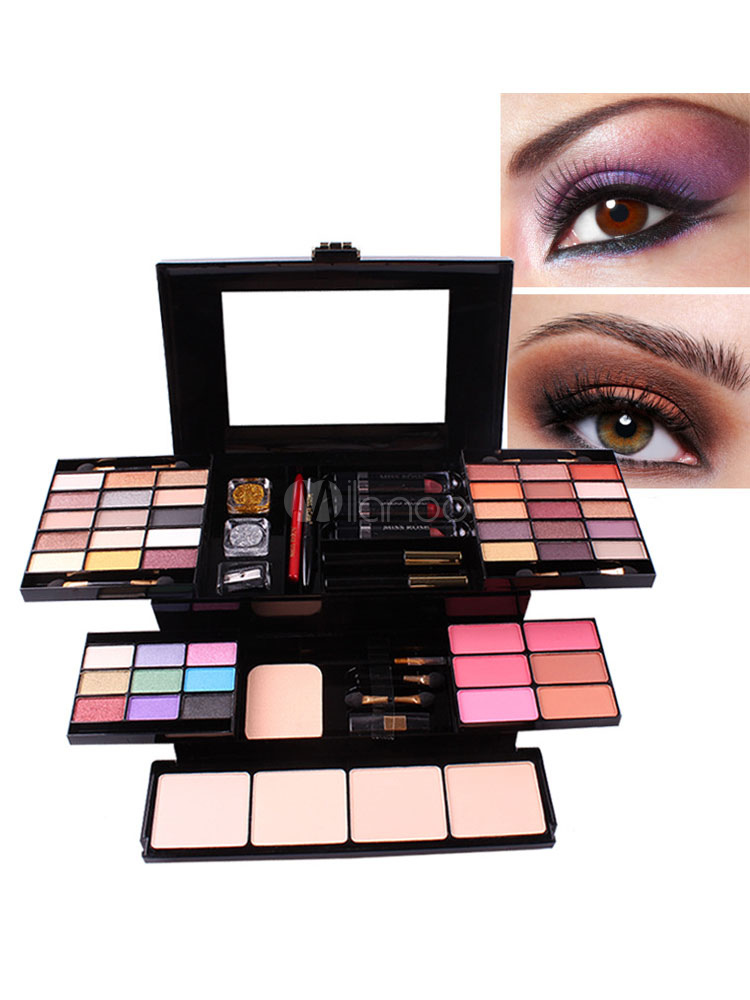 Frauen Make Up Set Professioneller Kosmetischer Fall Milanoo Com