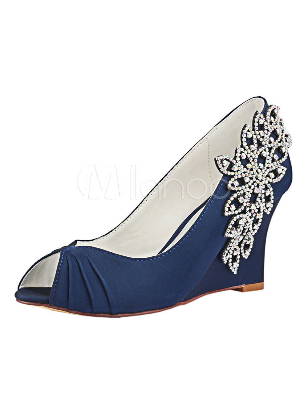 blue shoes for wedding guest