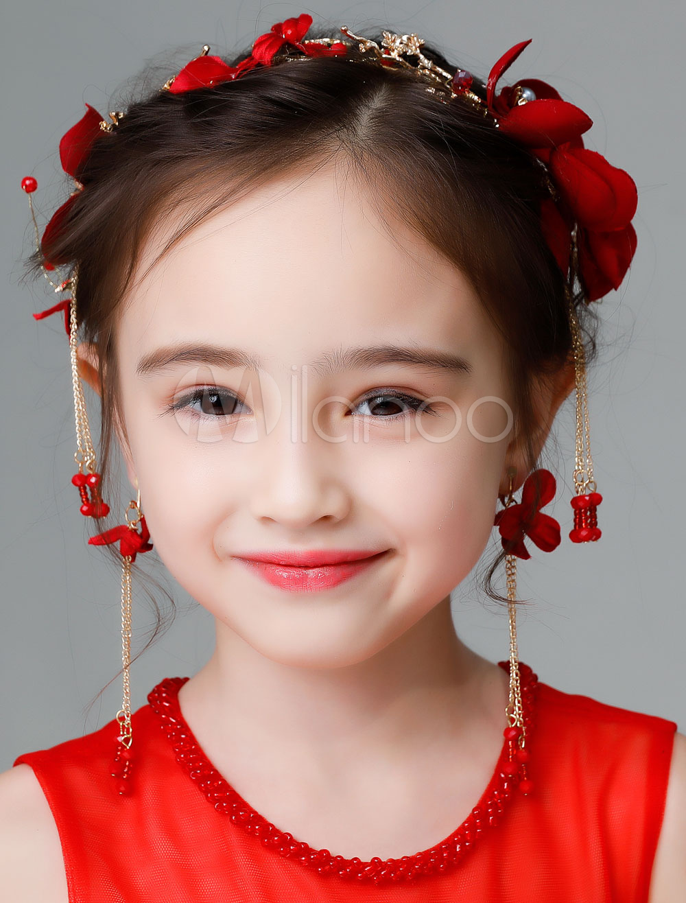 kids wedding hair accessories