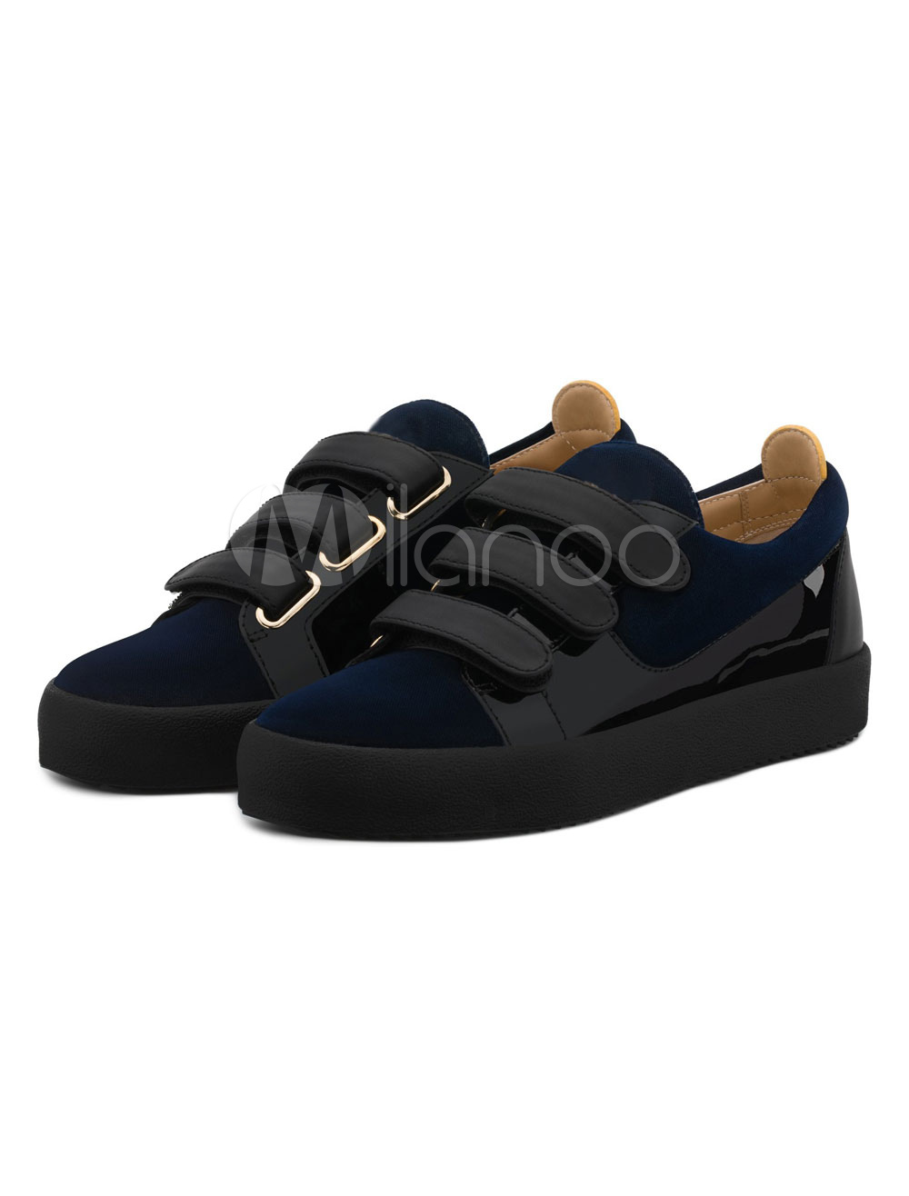 Men Skate Shoes Suede Round To 