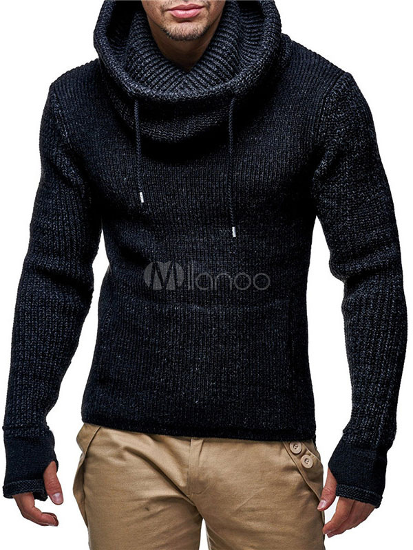 pullover sweater with collar