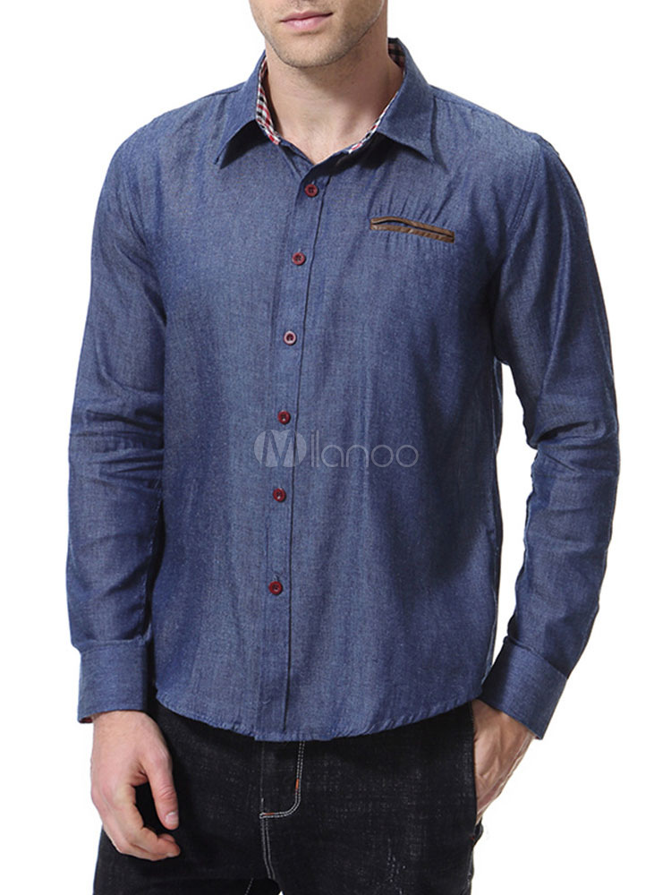 CamiciaFAMILY FIRST  Milano in Satin da Uomo colore Blu Uomo Abbigliamento da Camicie da Camicie casual e con bottoni 