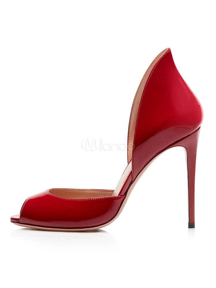 Rouge Bout 2019 Haut Talon Grande Escarpins Femmes Taille 35jcL4ARq