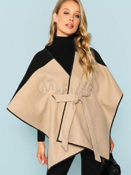 poncho wrap coat