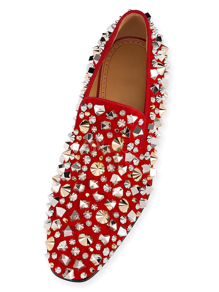 mens red loafers for prom