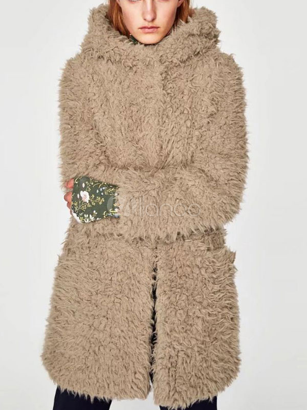 bear coat with hood