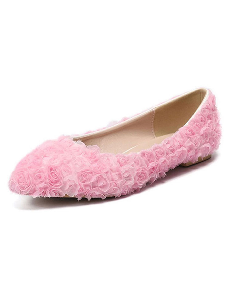 pink bridesmaid shoes