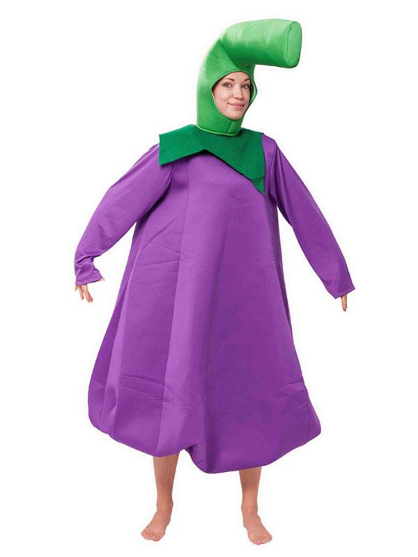 Halloween Vegetable Eggplant Costume Mens T Shirt