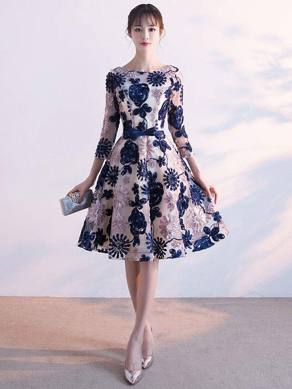 Buy > navy cocktail dress for wedding > in stock