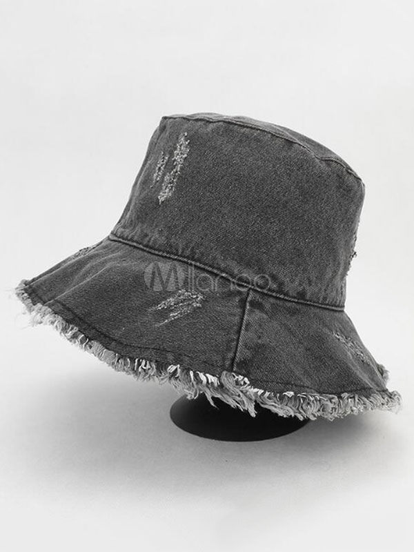 distressed bucket hat mens