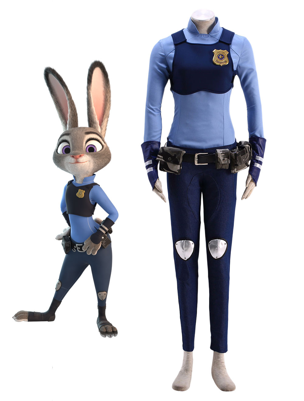 Zootopia Judy Hopps Rabbit Police Cosplay Costume - Cosplayshow.com