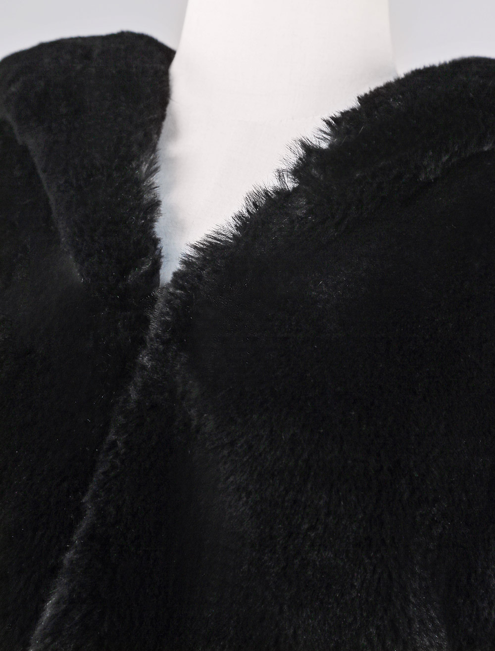 Faux Fur Coat Women White Long Sleeve Hooded Winter Overcoat - Milanoo.com