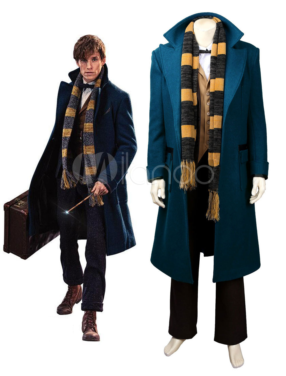 New Film Fantastic Beasts And Where To Find Them Newt Scamander Cosplay Costume Japanese Anime Other Anime Collectibles